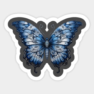 Butterfly Art Sticker